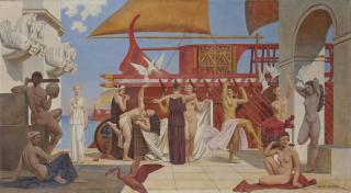 Raphaël Delorme - Galère Au Port, Vers 1928-1930