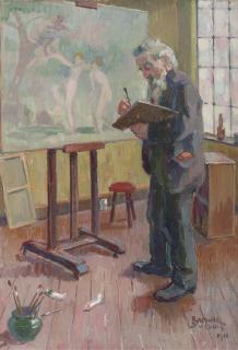Raphaël Dubois - The artist in his studio
