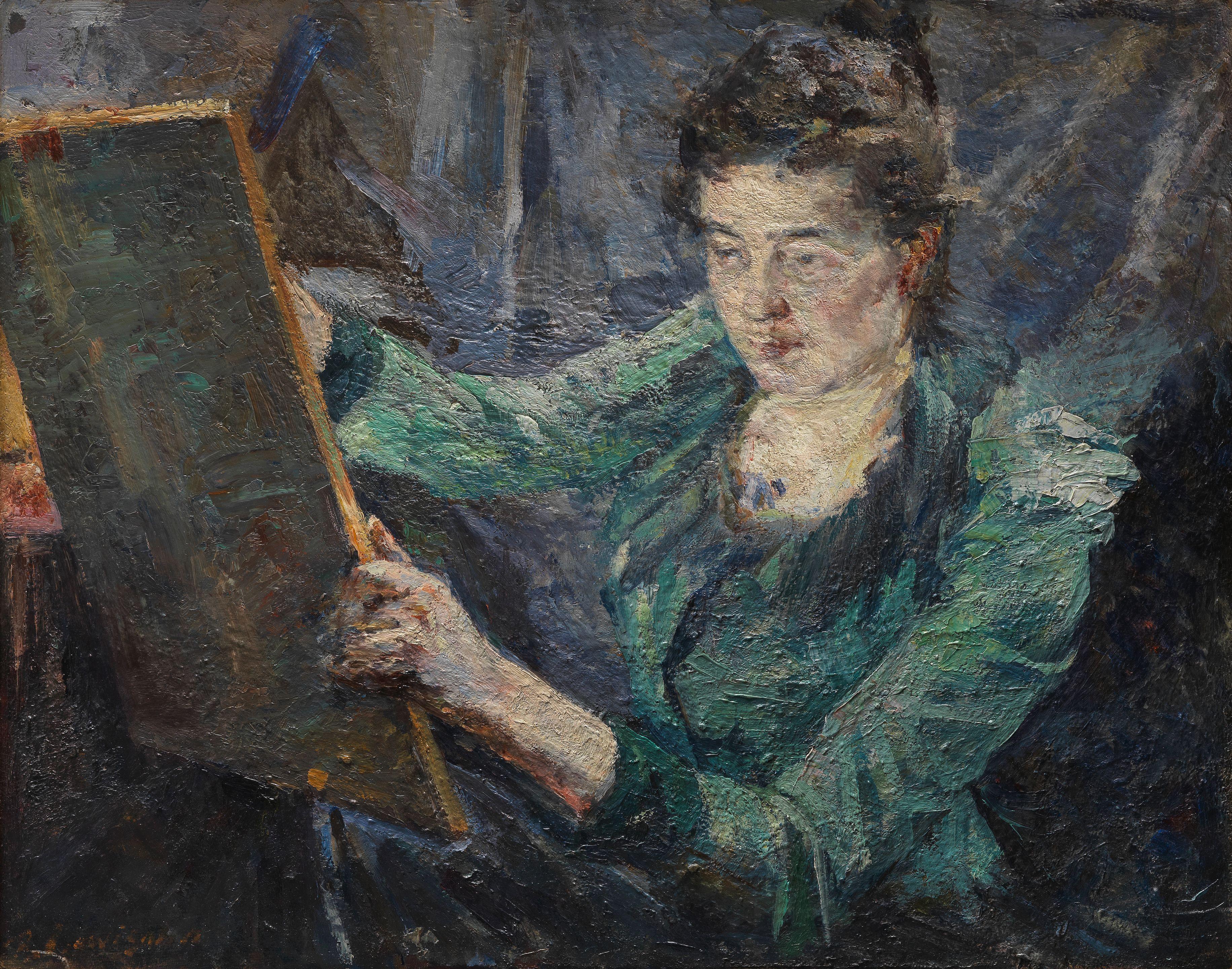 Raphael Lewisohn - Mary Cassatt In Her Studio