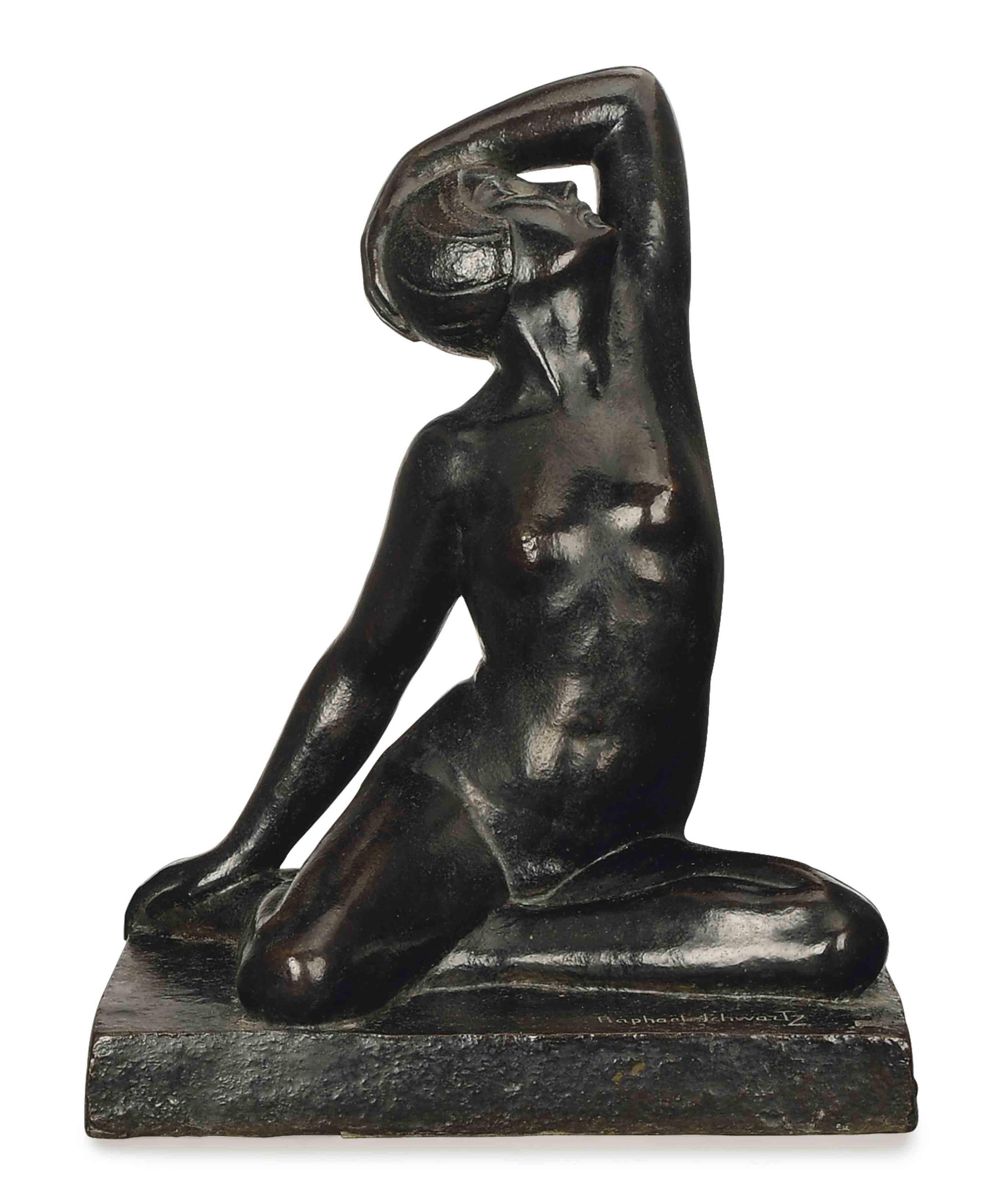 Raphael Schwartz - Seated Female Nude