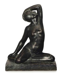 Raphael Schwartz - Seated Female Nude