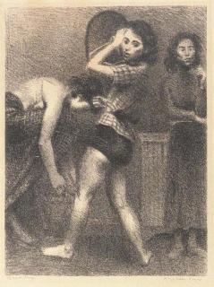 Raphael Soyer - Backstage (C. 36)