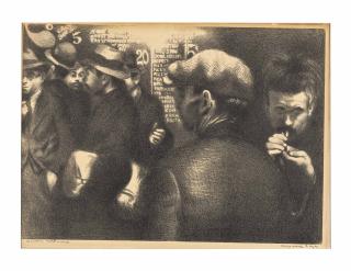 Raphael Soyer - Bowery Nocturne