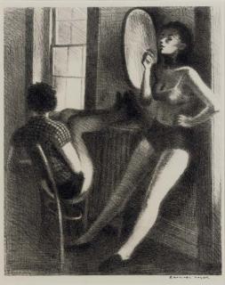 Raphael Soyer - Dancers Resting (Cole 42)