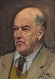 Raphael Soyer - David Burliuk