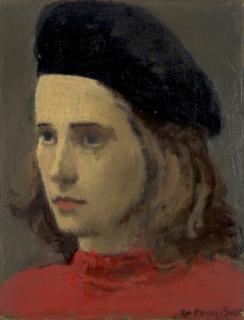 Raphael Soyer - Girl Wearing a Beret