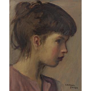 Raphael Soyer - Head Of A Young Woman