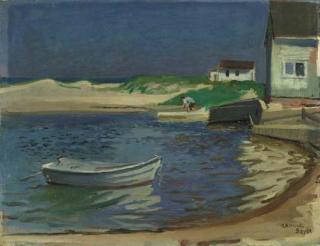 Raphael Soyer - Landscape--Maine