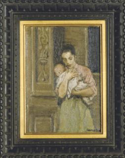 Raphael Soyer - Mother and Child