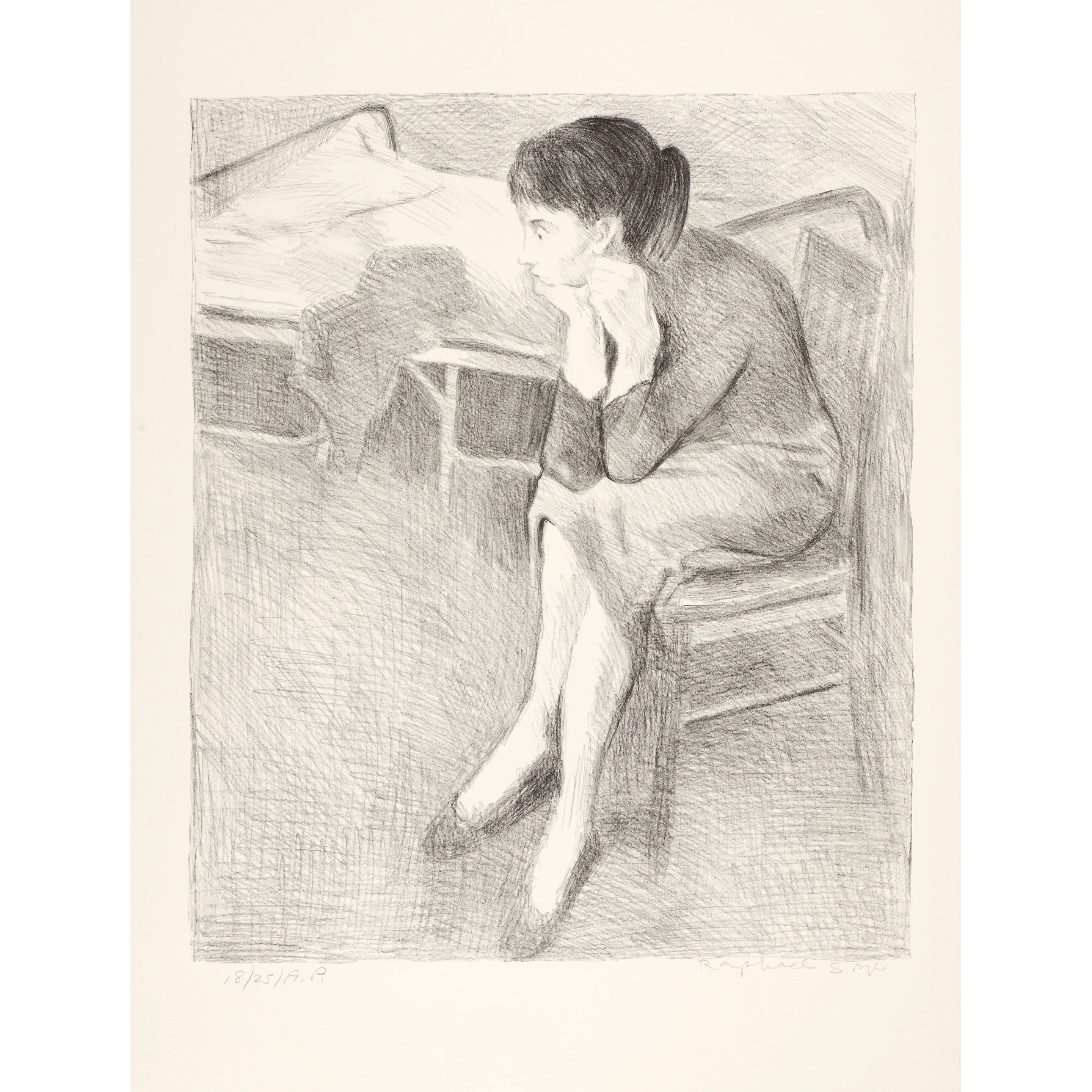 Raphael Soyer - Pensive Girl