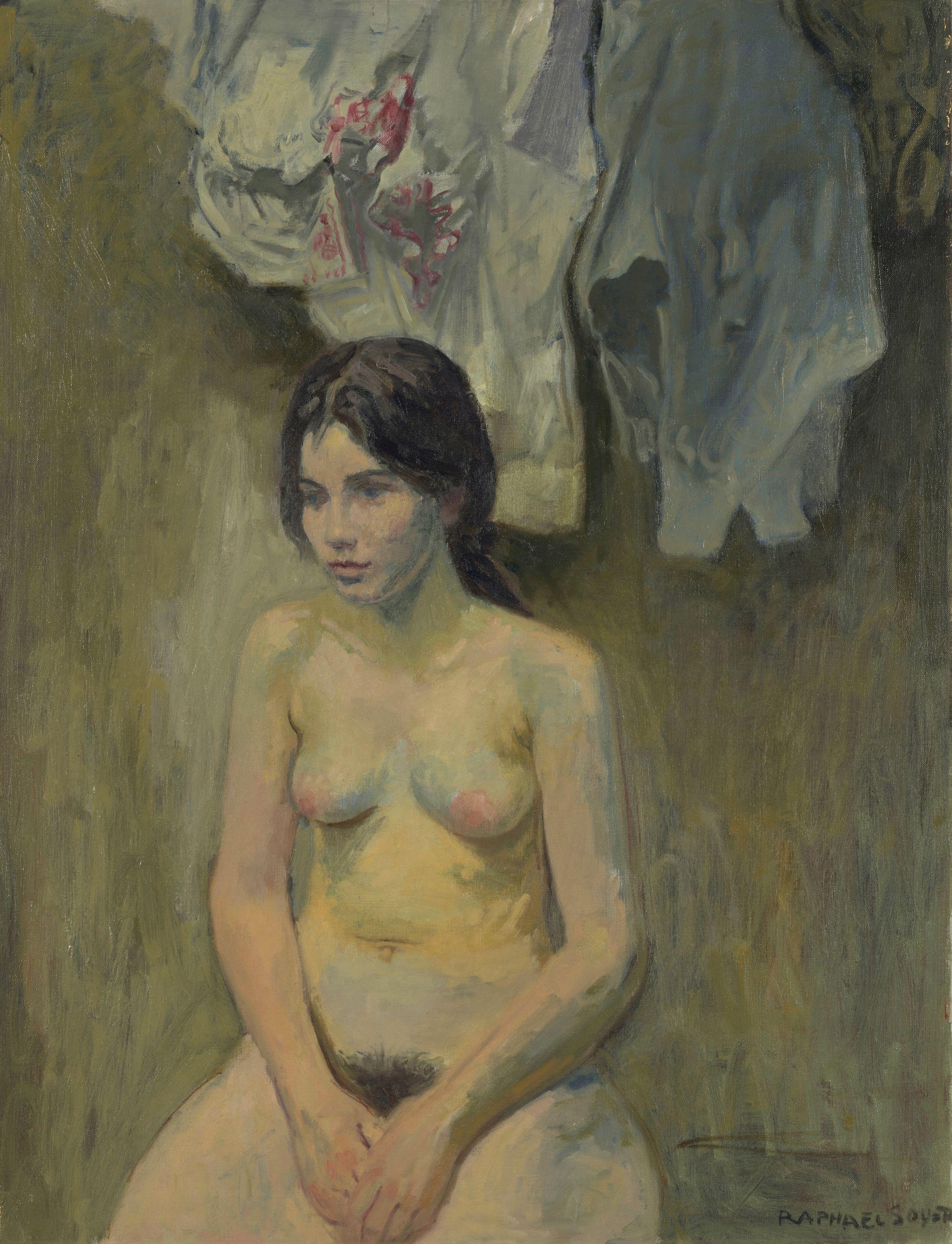 Raphael Soyer - Seated Nude