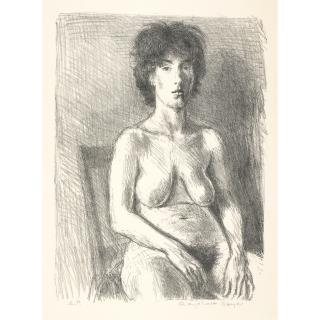 Raphael Soyer - Seated Nude