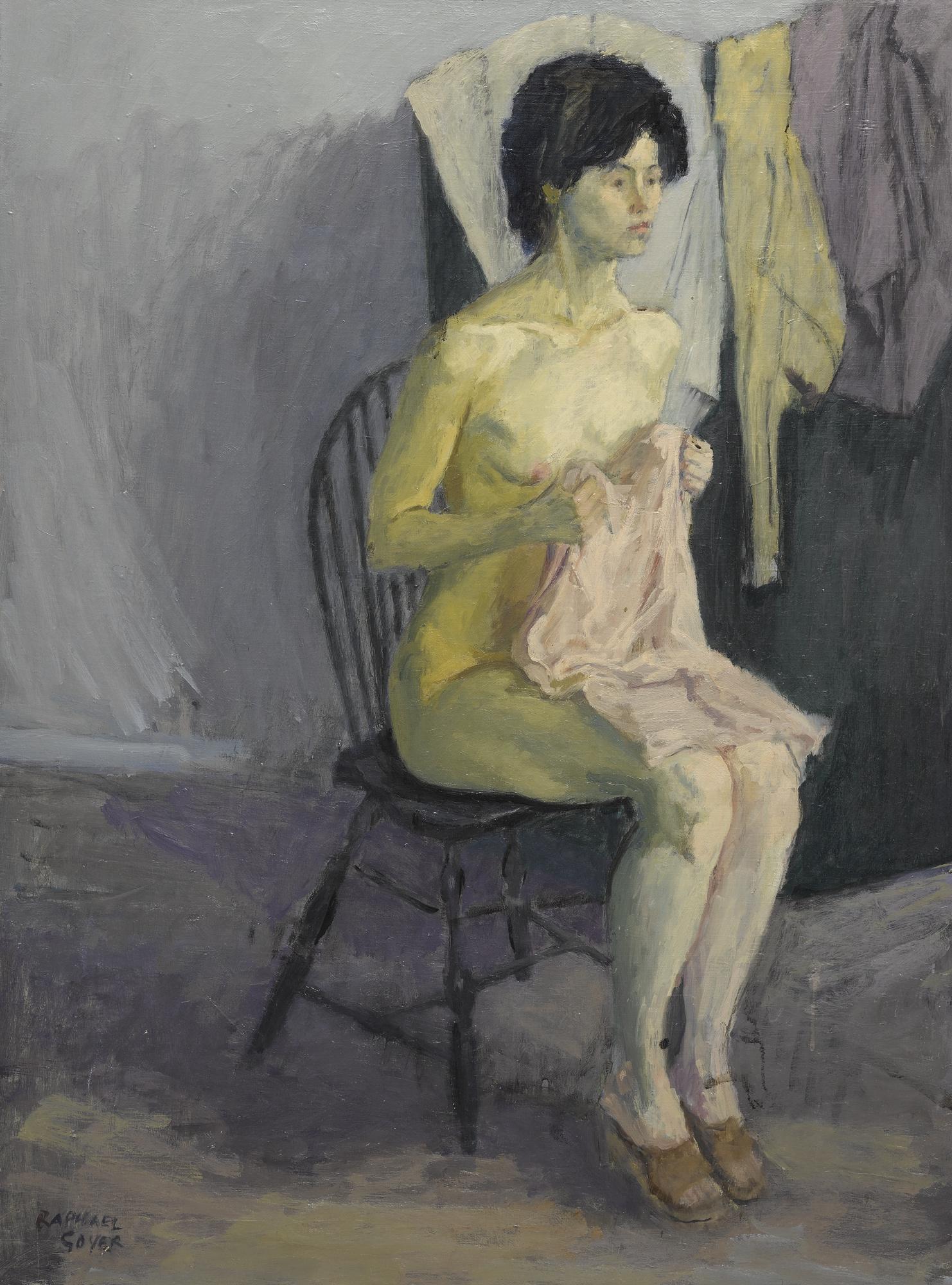 Raphael Soyer - Seated Nude