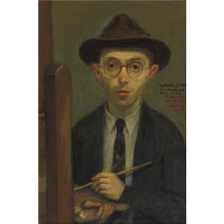 Raphael Soyer - Self Portrait In The Second Year Of The War