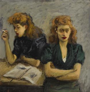 Raphael Soyer - Two Girls