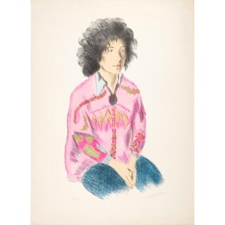 Raphael Soyer - Untitled (Seated Girl); Untitled (Portrait of a Seated Woman) (2 works)