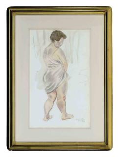 Raphael Soyer - Untitled (Standing woman)