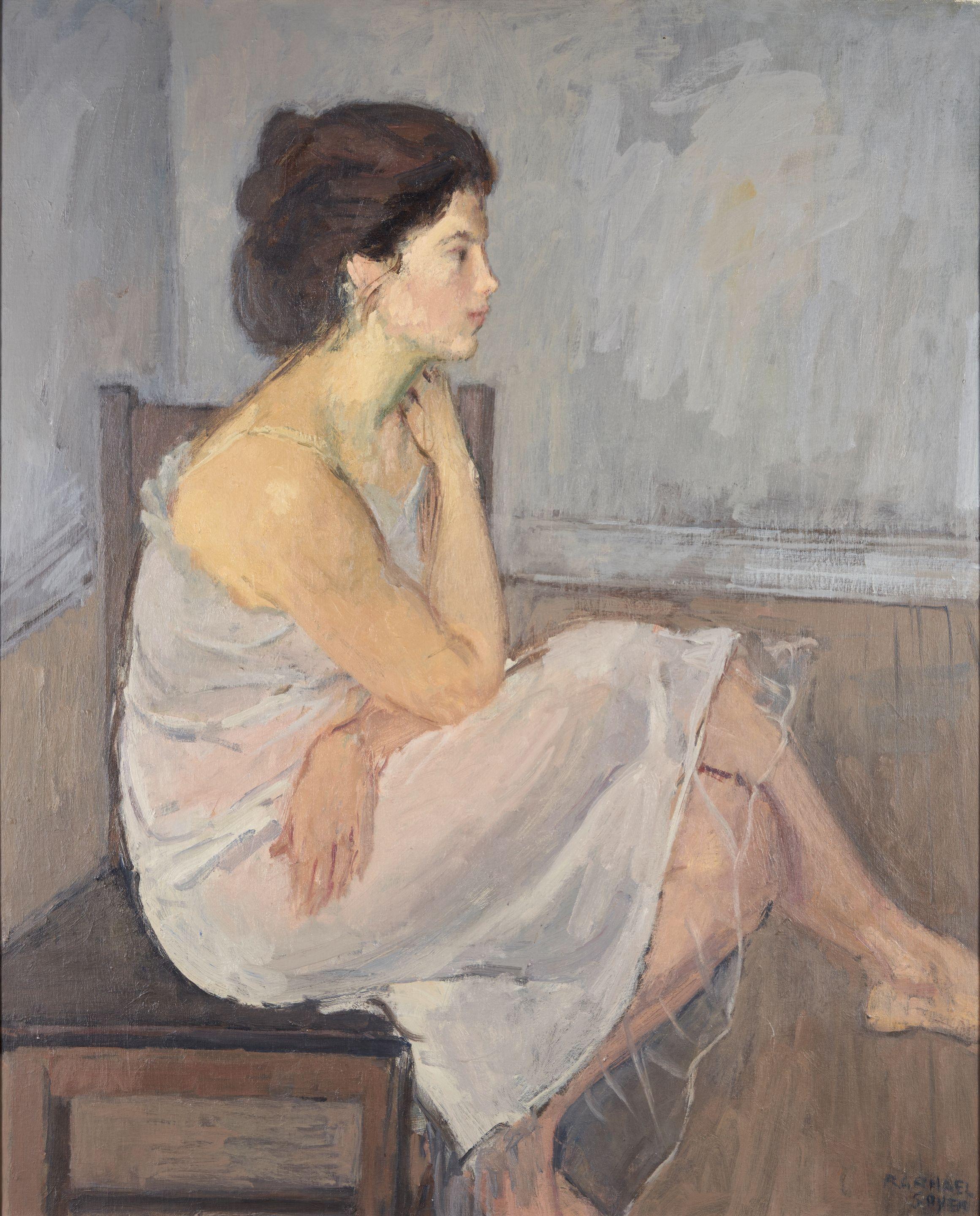 Raphael Soyer - Untitled (Woman Sitting)