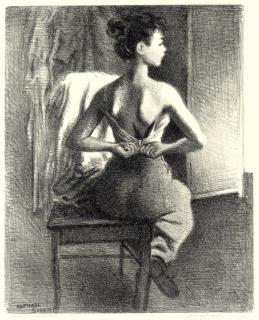 Raphael Soyer - Young Model (Cole 57)
