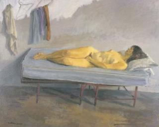 Raphael Soyer - Young Woman on a Cot