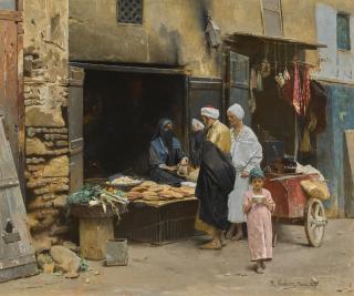 Raphael Von Ambros - Austrianthe Baker\'S Shop, Cairo
