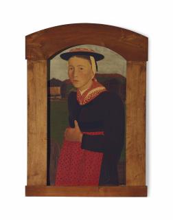 Raphy Dalleves - Jeune Paysanne, 1915