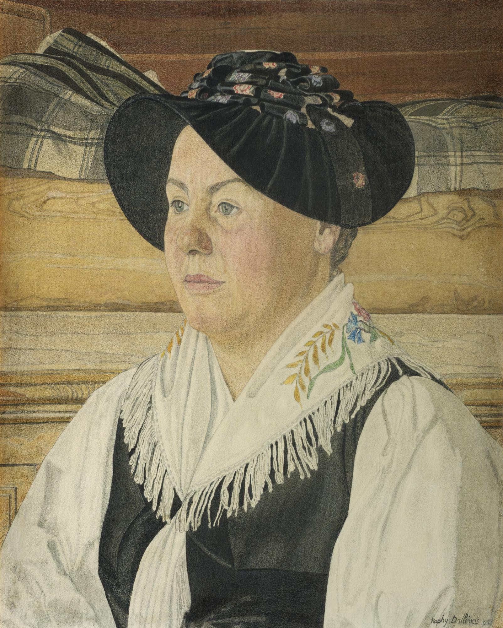 Raphy Dallèves - Valaisanne En Costume Traditionnel