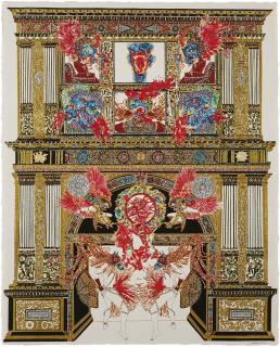 Raqib Shaw - Absence of God VI (After Holbein)