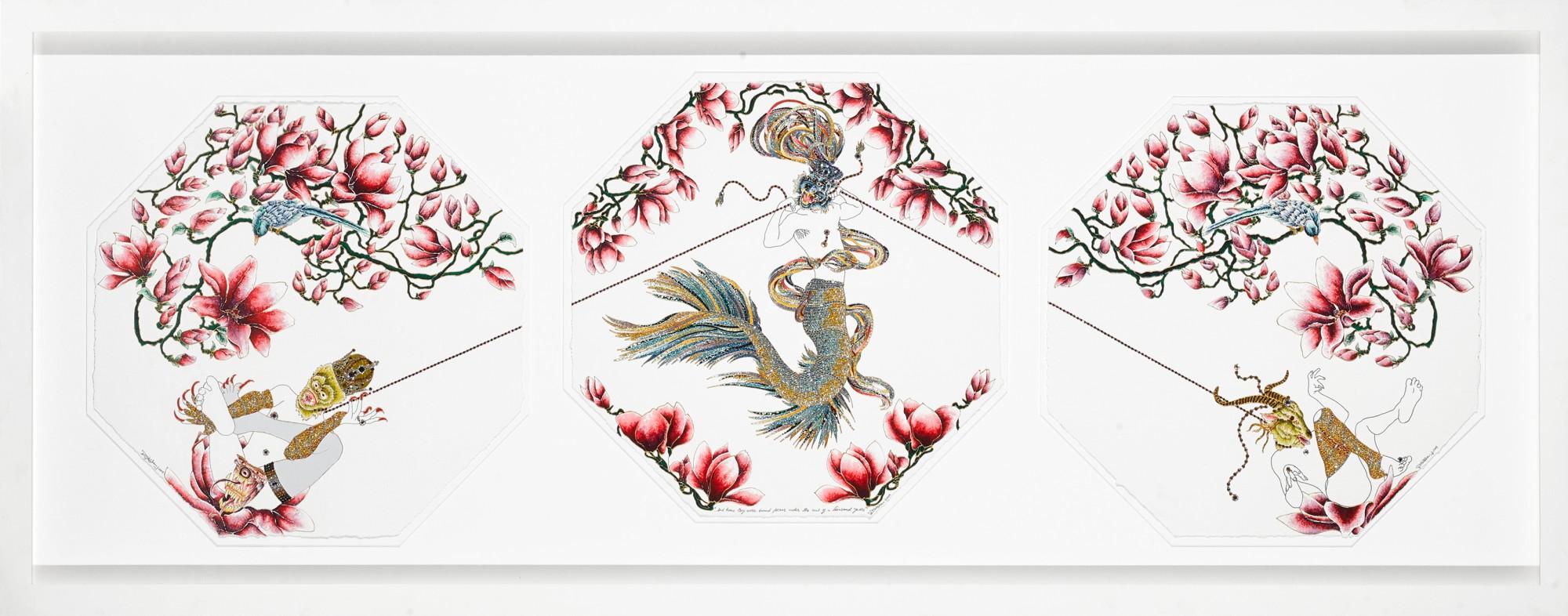 Raqib Shaw - ... And Hence They Were Bound Forever Under The Veil of a Thousand Years