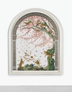 Raqib Shaw - Arched Blossom Gatherer I