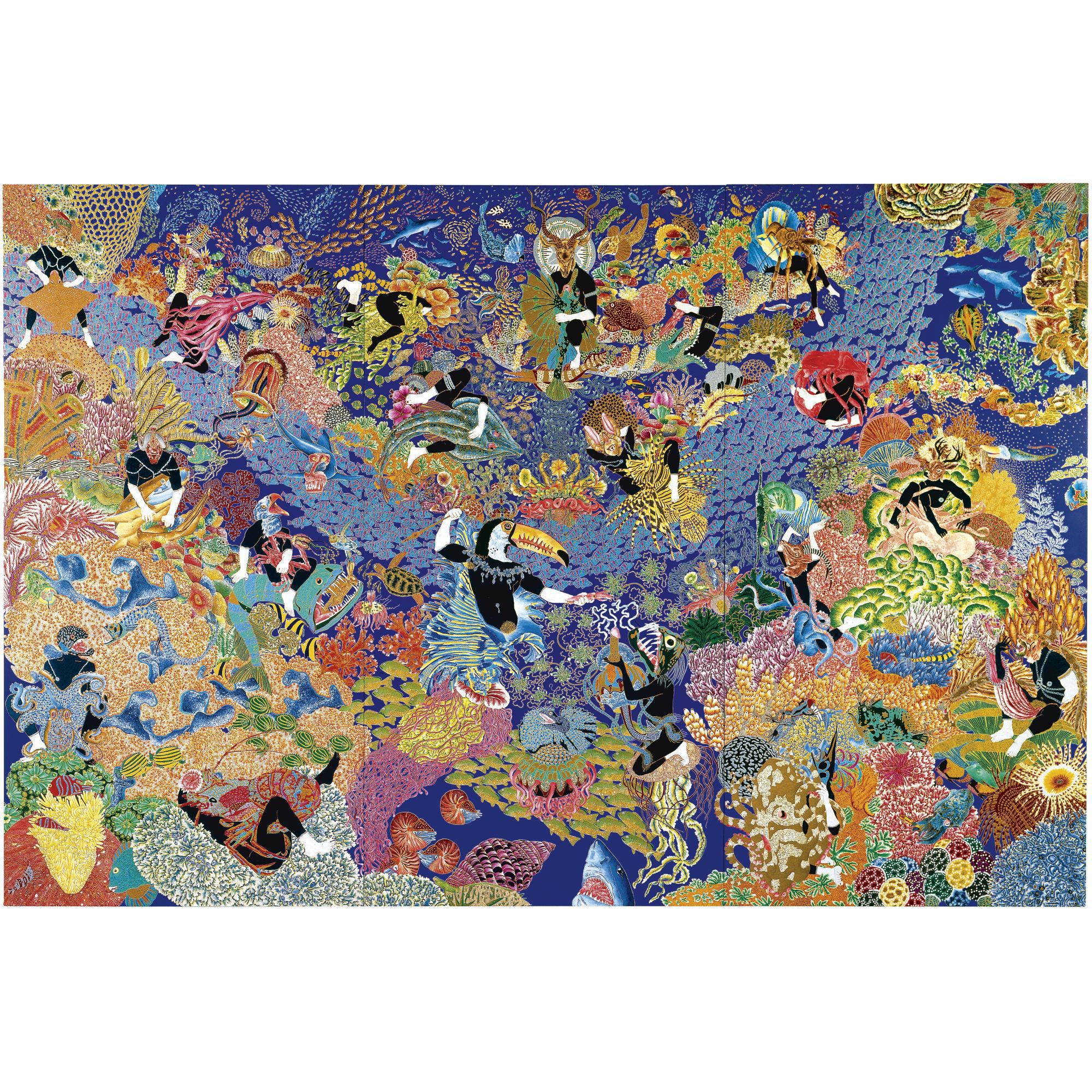 Raqib Shaw - Garden Of Earthly Delights Iii