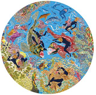 Raqib Shaw - The Garden Of Earthly Delights Viii