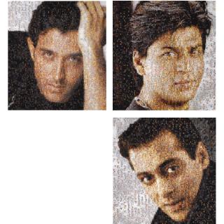 Rashid Rana - (I) Ommatidia I (Hrithik Roshan) (Ii) Ommatidia Ii (Salman Khan) (Iii) Ommatidia Iii (Shahrukh Khan)