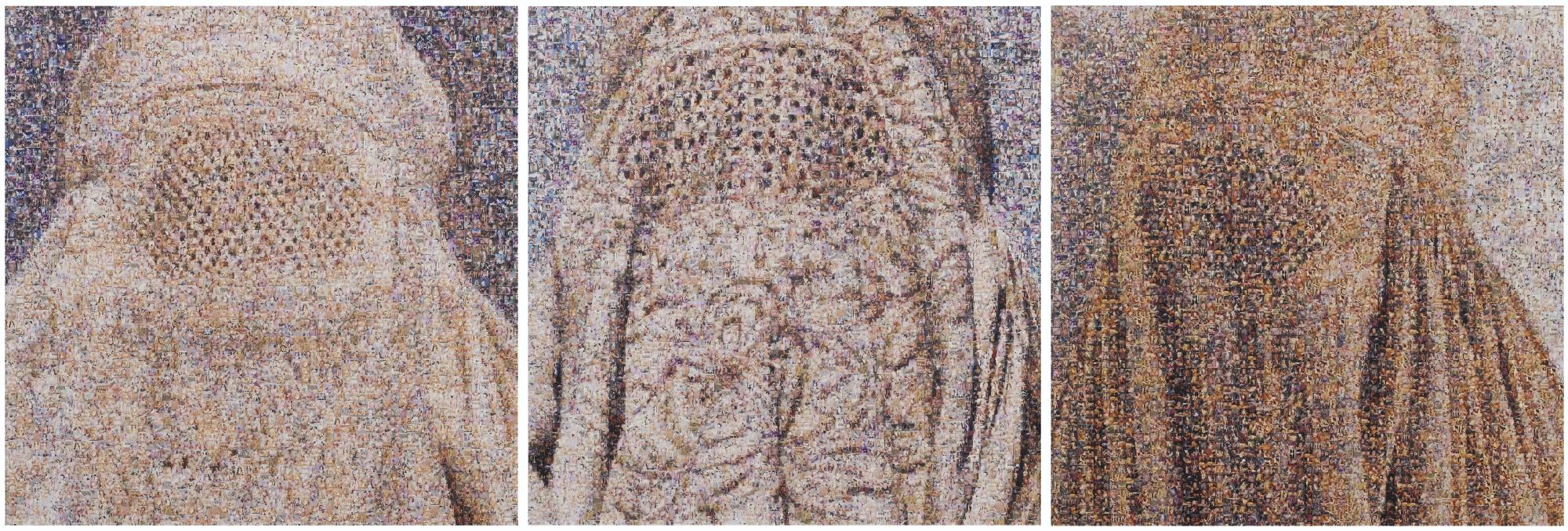 Rashid Rana - Veil I, Ii, Iii\', 2004Three Chromogenic Prints