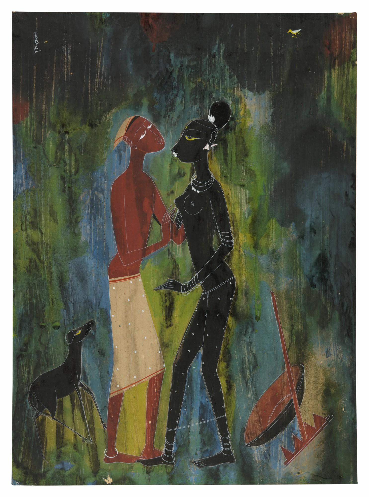 Rasik Durgashanker Raval - Untitled (Couple)