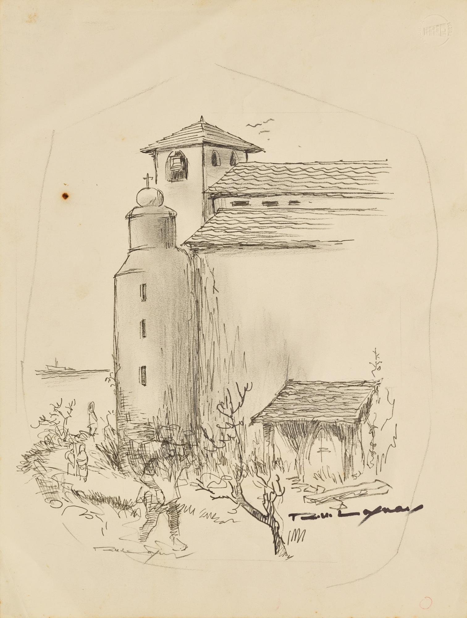 Rasipuram Krishnaswami Iyer Laxman - Untitled; On The Way To Border