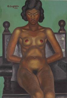 Raúl Anguiano - Desnudo de Aurorita