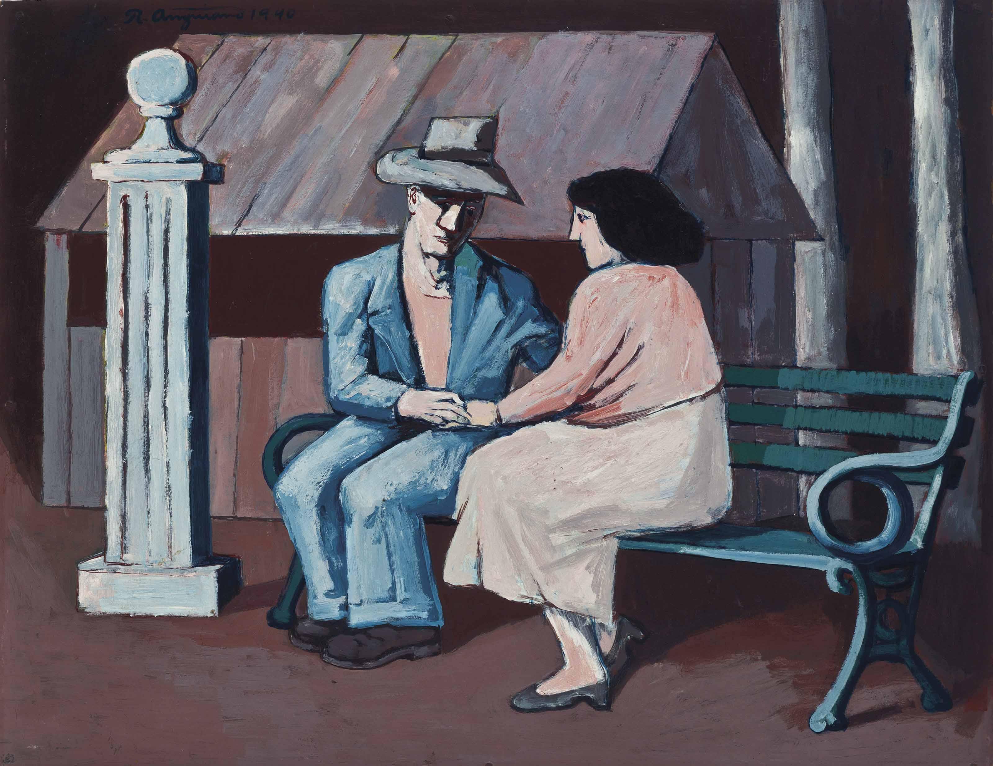 Raúl Anguiano - Los novios