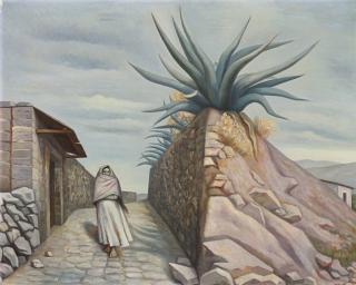 Raúl Anguiano - Mujer Y Maguey (En El Valle De Mexico)