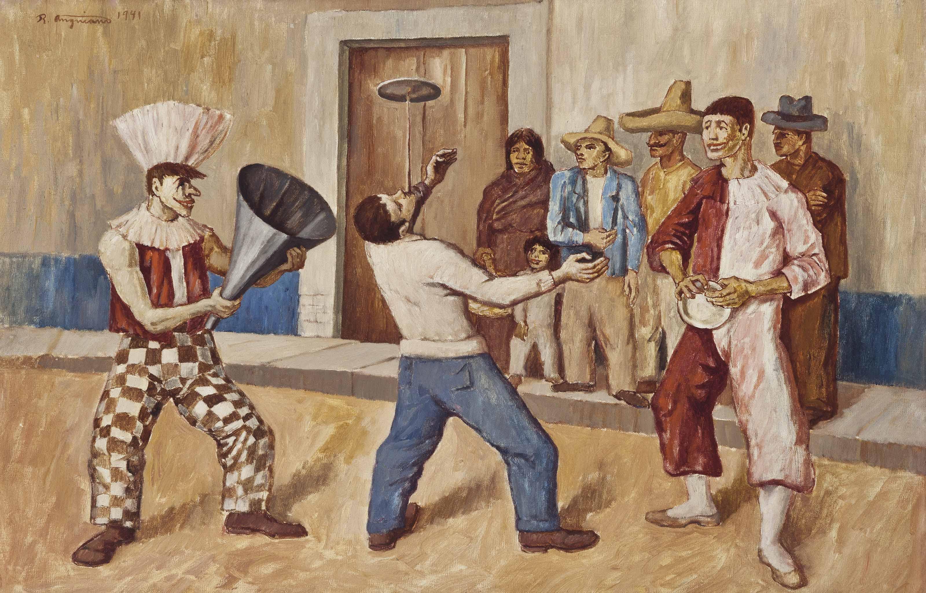 Raúl Anguiano - Saltimbanquis