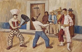 Raúl Anguiano - Saltimbanquis