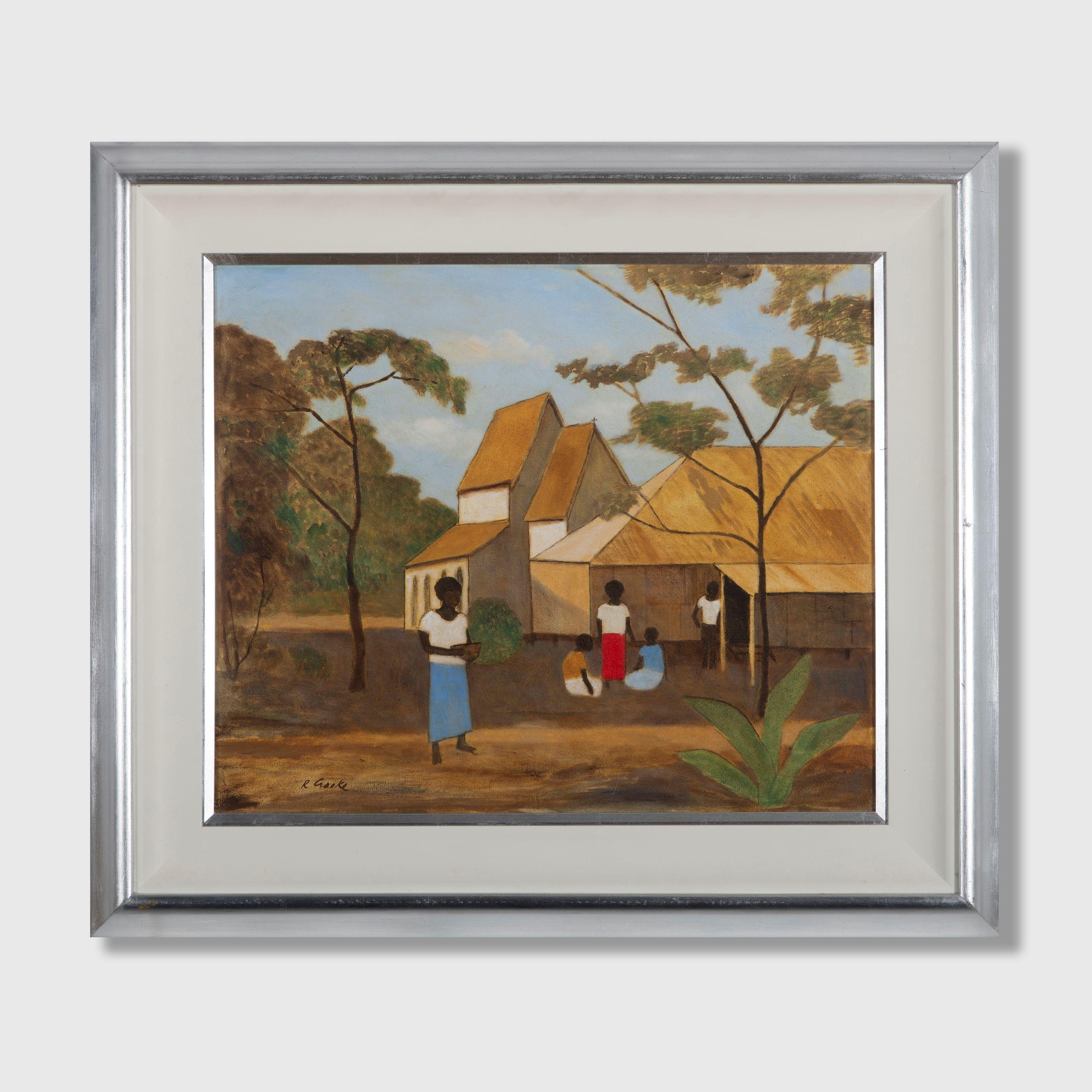 Ray Crooke - Villagers Gathering, Thursday Island