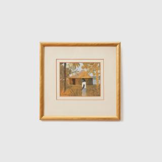 Ray Crooke - Woman in a Garden