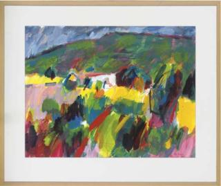 Ray Garvey - Montagne de Lure from Revest, France; and View of Le Luberon, France