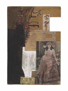 Ray Johnson - Untitled (Moticos with Silent Film Star)