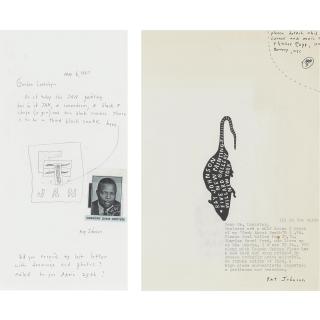 Ray Johnson - Untitled: Two Letters