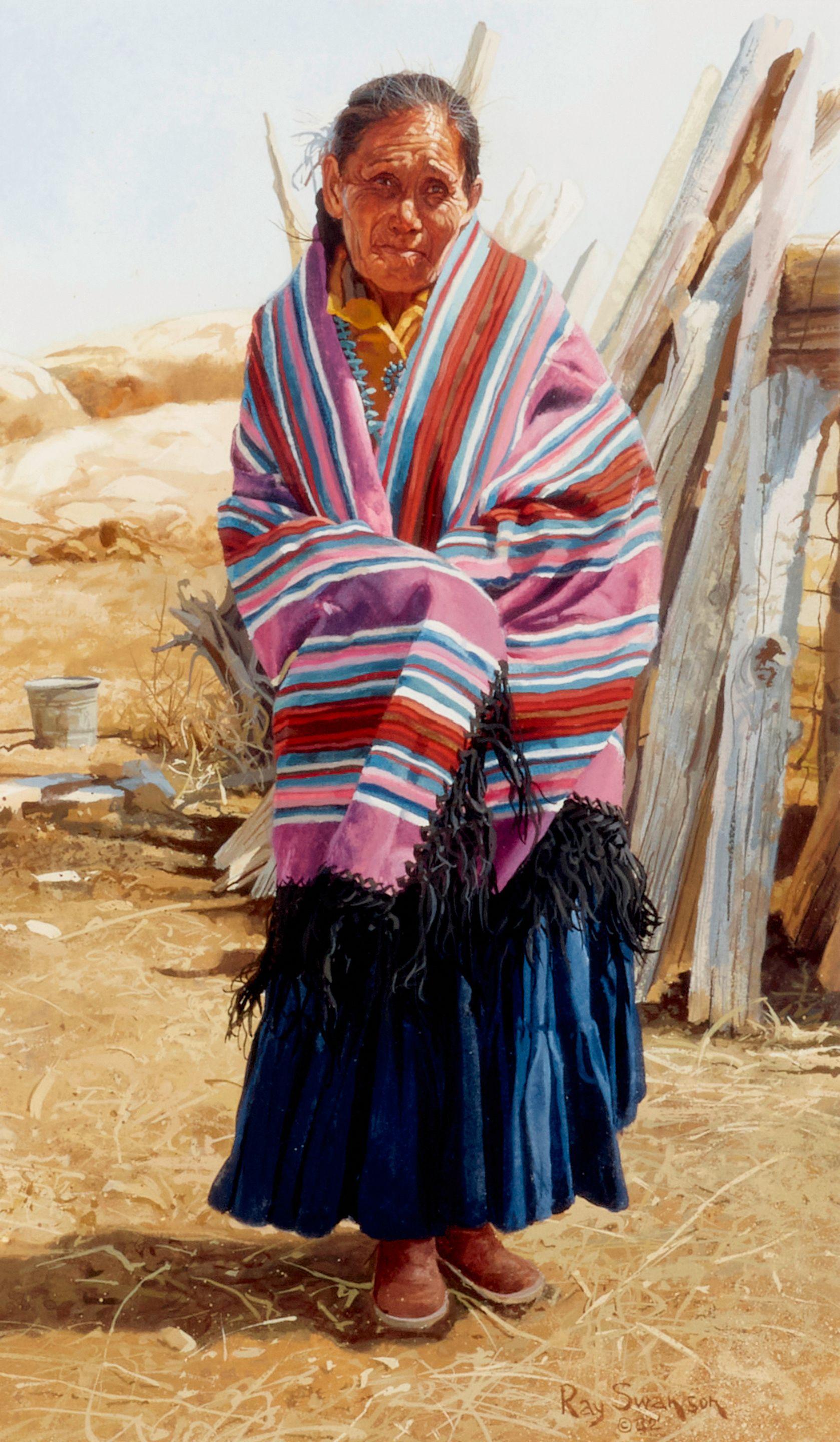 Ray Swanson - Martha sight 9 1/2 x 5 3/4 in. framed 19 x 15 in.