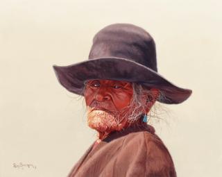 Ray Swanson - Slim Sanchez 16 x 20 in. framed 26 x 30 in.