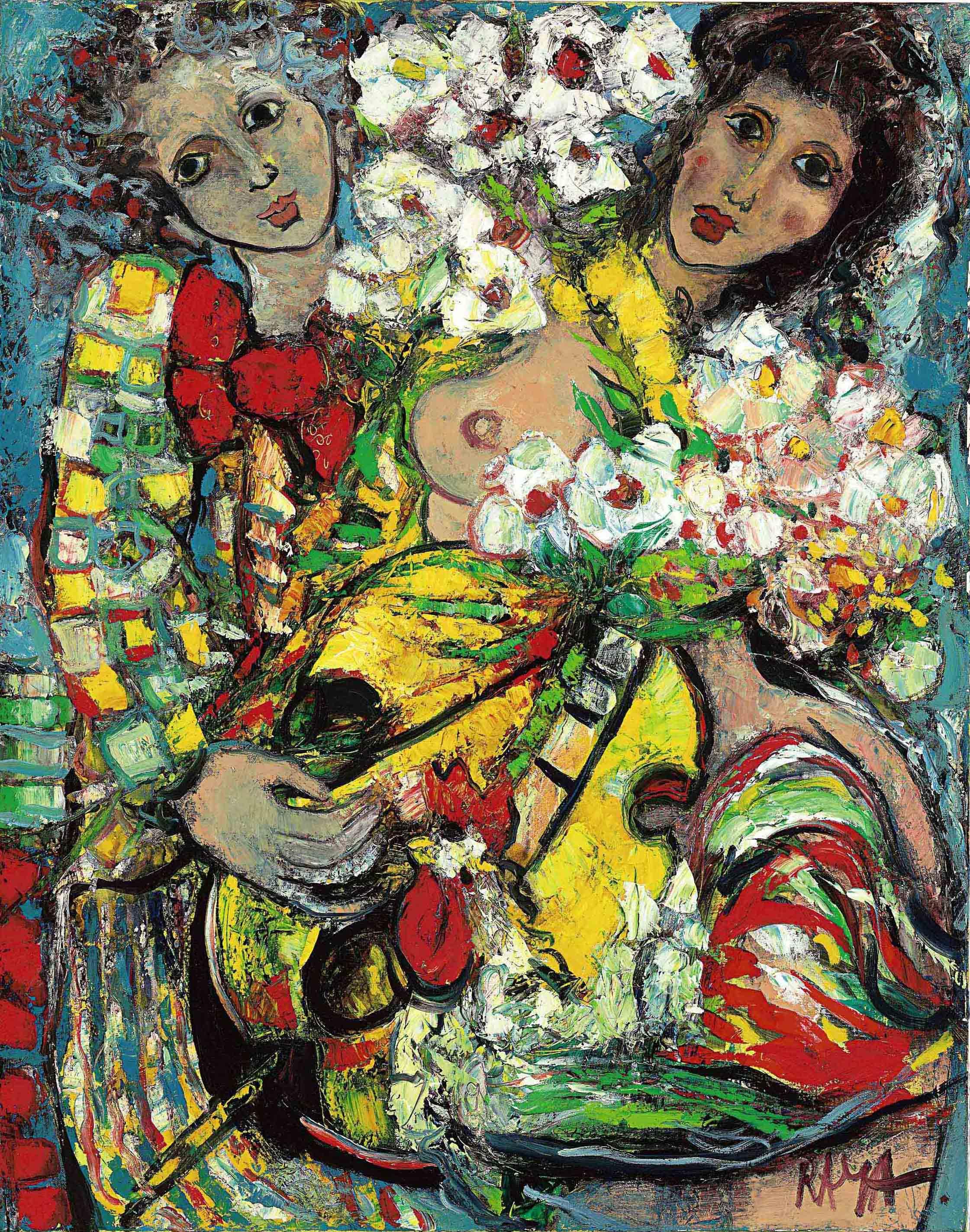 Raya-Sorkine - Les amoureux à la guitare