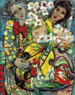 Raya-Sorkine - Les amoureux à la guitare